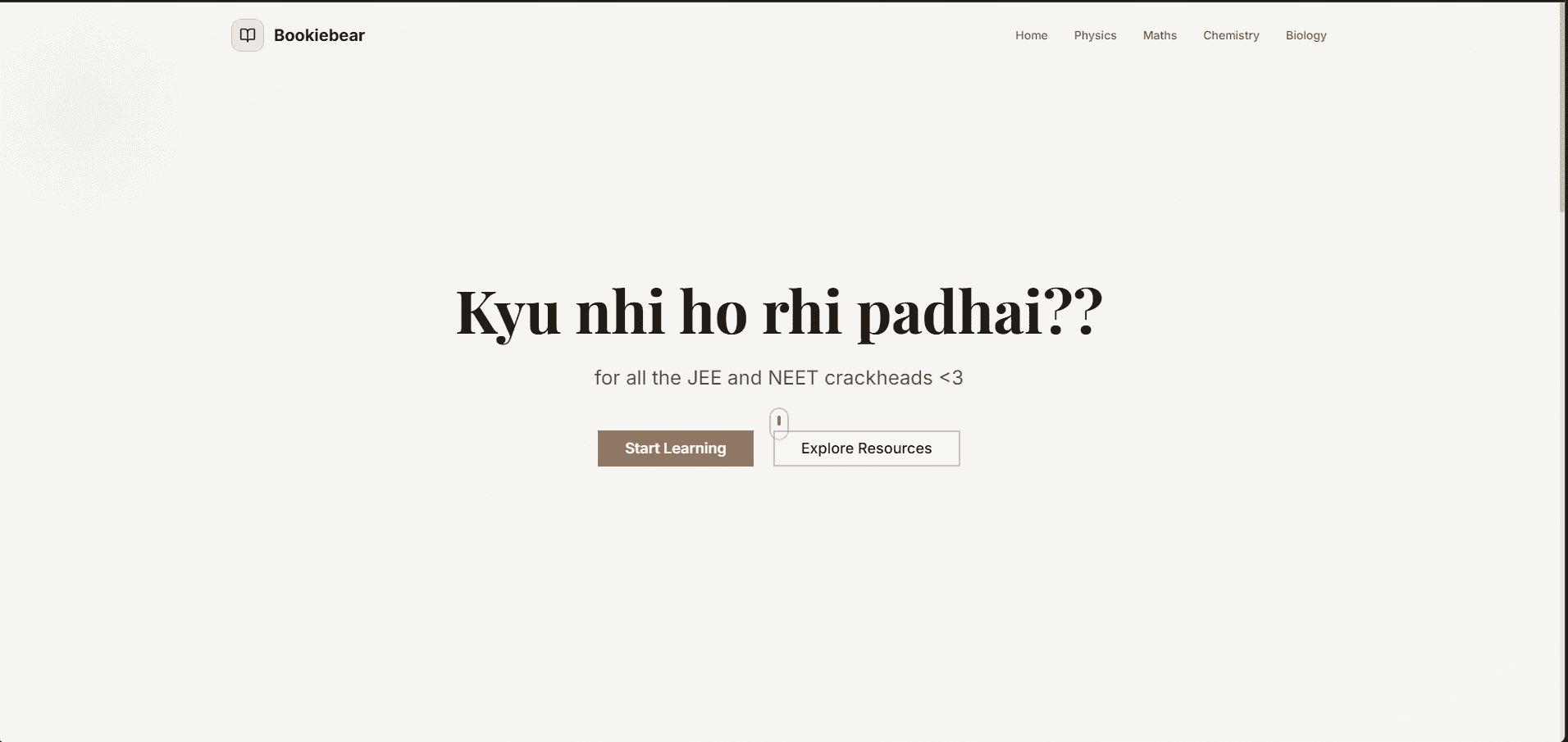 Bookiebear - Educational Resource Manager